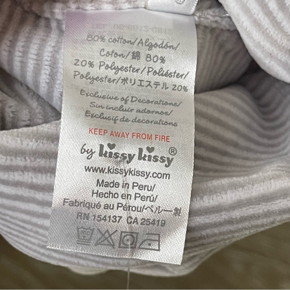NWT Kissy Kissy Viva Velour Hat Grey 3-6M - Picture 10 of 10